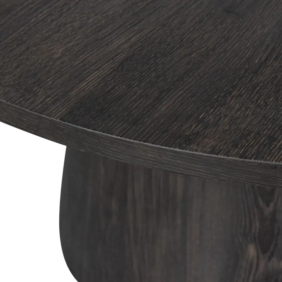 WOOOD Maan Salontafel - MDF - Donkerbruin - 45x60x60