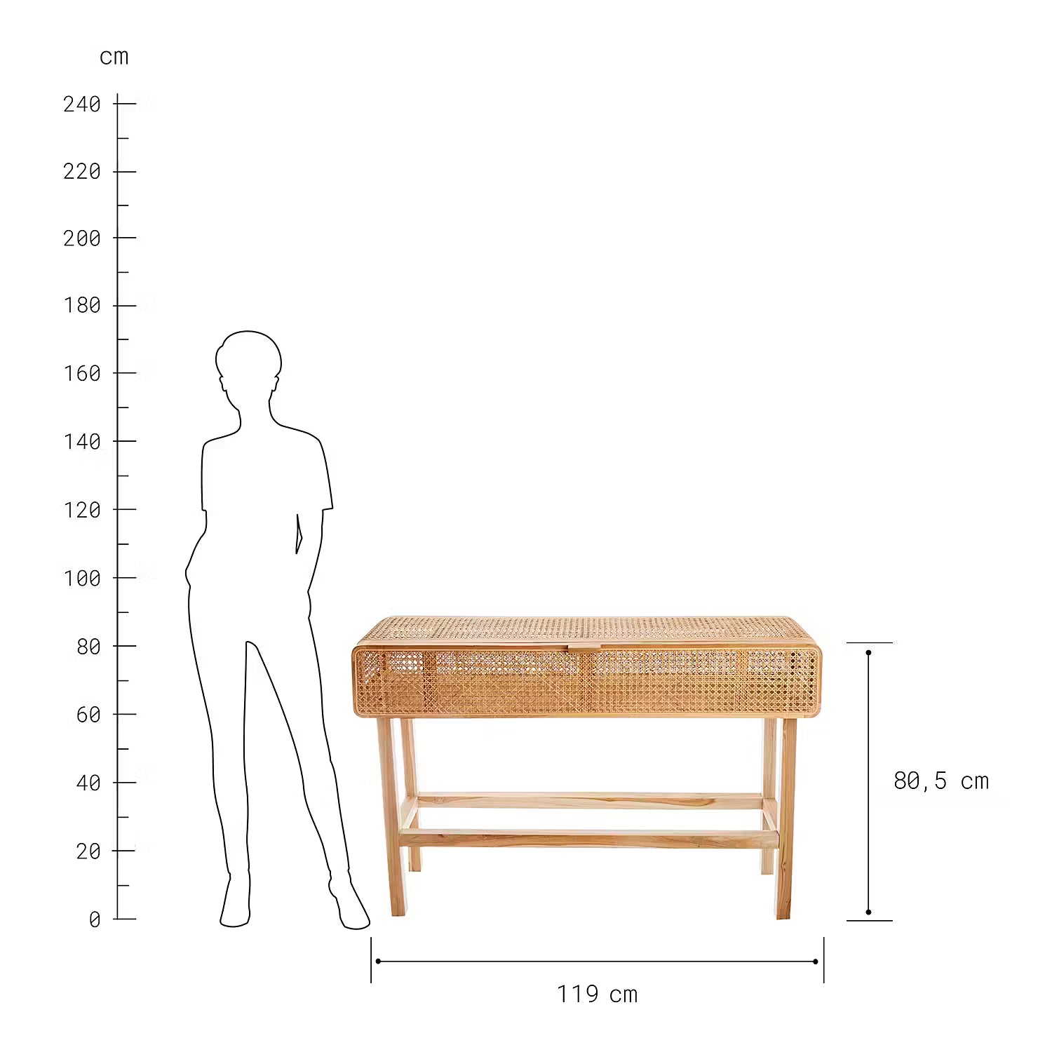 WIENER MELANGE Konsolentisch