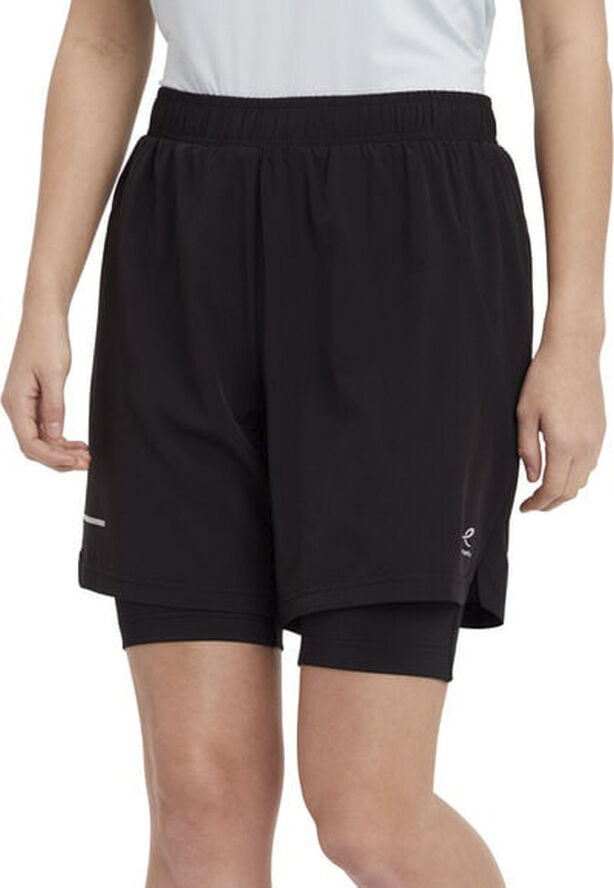 Energetics Isolda 2-i-1 løbeshorts Sort