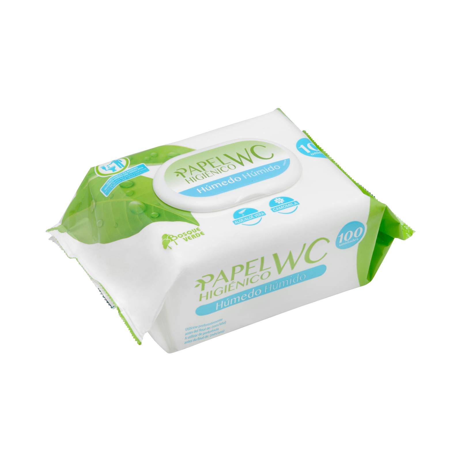 Papier toilette humide Green Forest WC