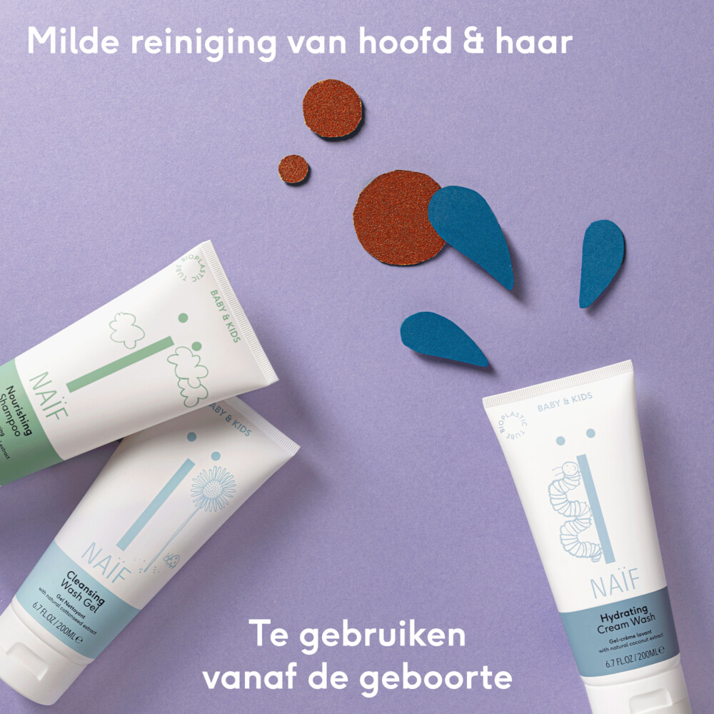 Naif Voedende Shampoo voor Baby & Kids500 ml