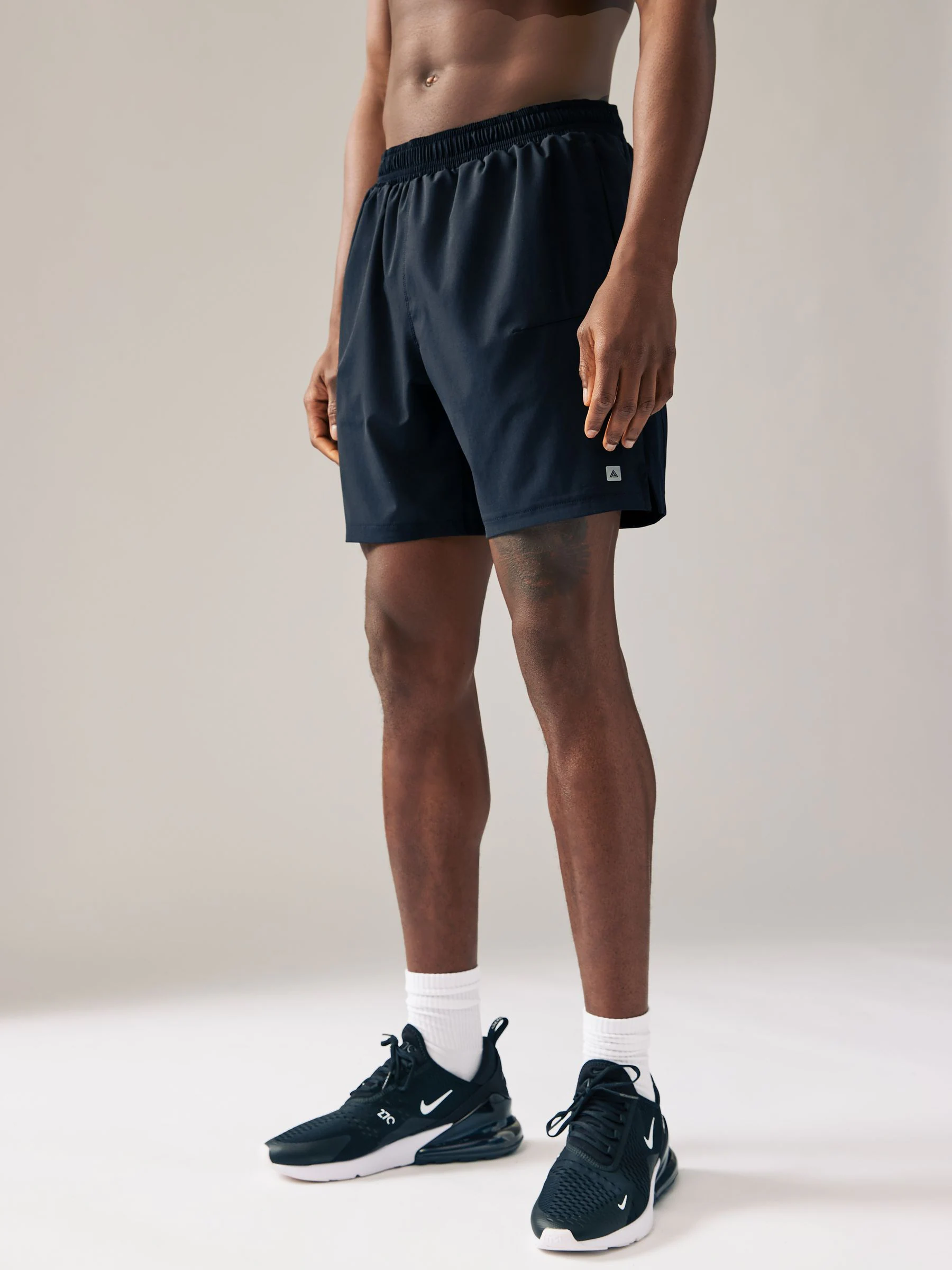 Zwart/marineblauw - 7 inch - Active Gym Sports Shorts 2 Pack