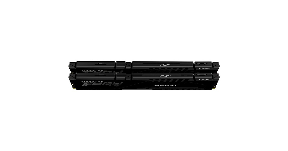 Kingston FURY64 GB DDR5-6000 Kit werkgeheugen  (Zwart, KF560C36BBEK2-64, Beast, EXPO)