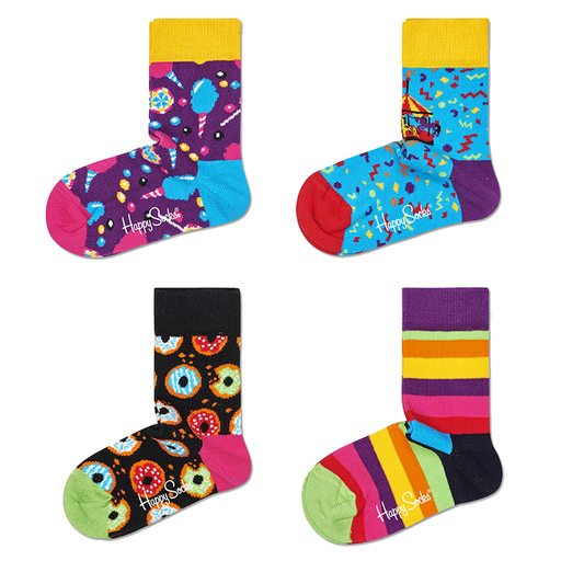 Pack 4 Pares De Calcetines Happy Socks Fiesta