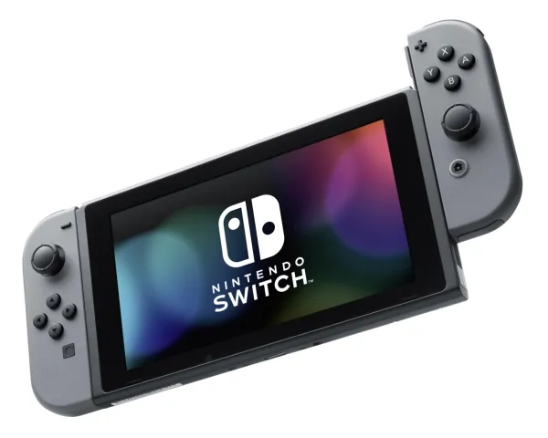 Nintendo Switch - Spilkonsol - Full HD - grå, sort