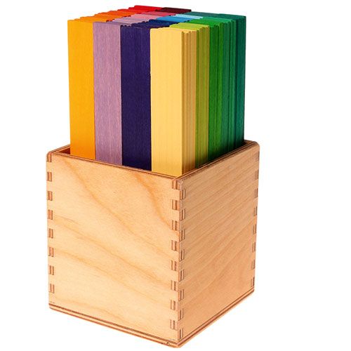Grimm's leonardo latten - regenboog (100st)