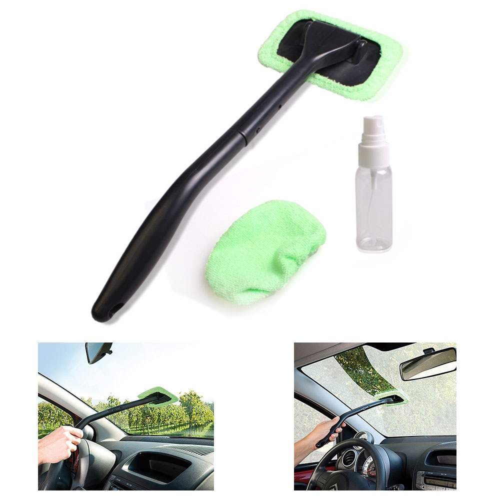 (44cm) Auto Windschutzscheiben Reiniger Set (Mikrofaser-Tuch   30ml Sprühflasche)
