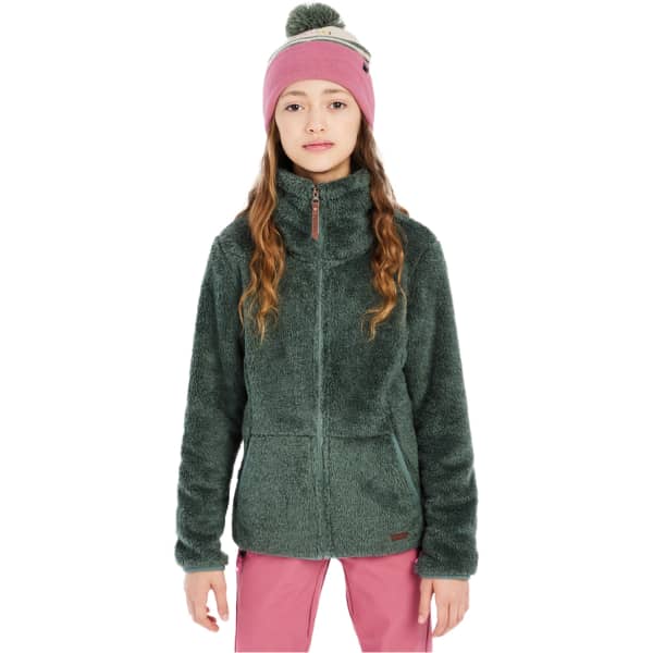 Veste polaire PROTEST RIRI JR FULL ZIP TOP EVERGREEN