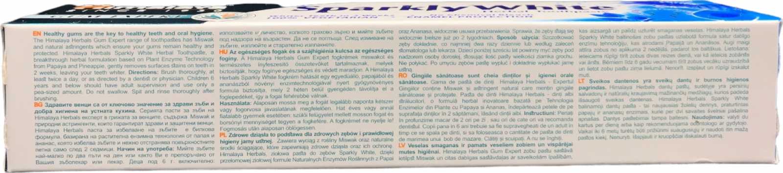 Pasta de dentes de ervas Himalaya Bright White 75ml