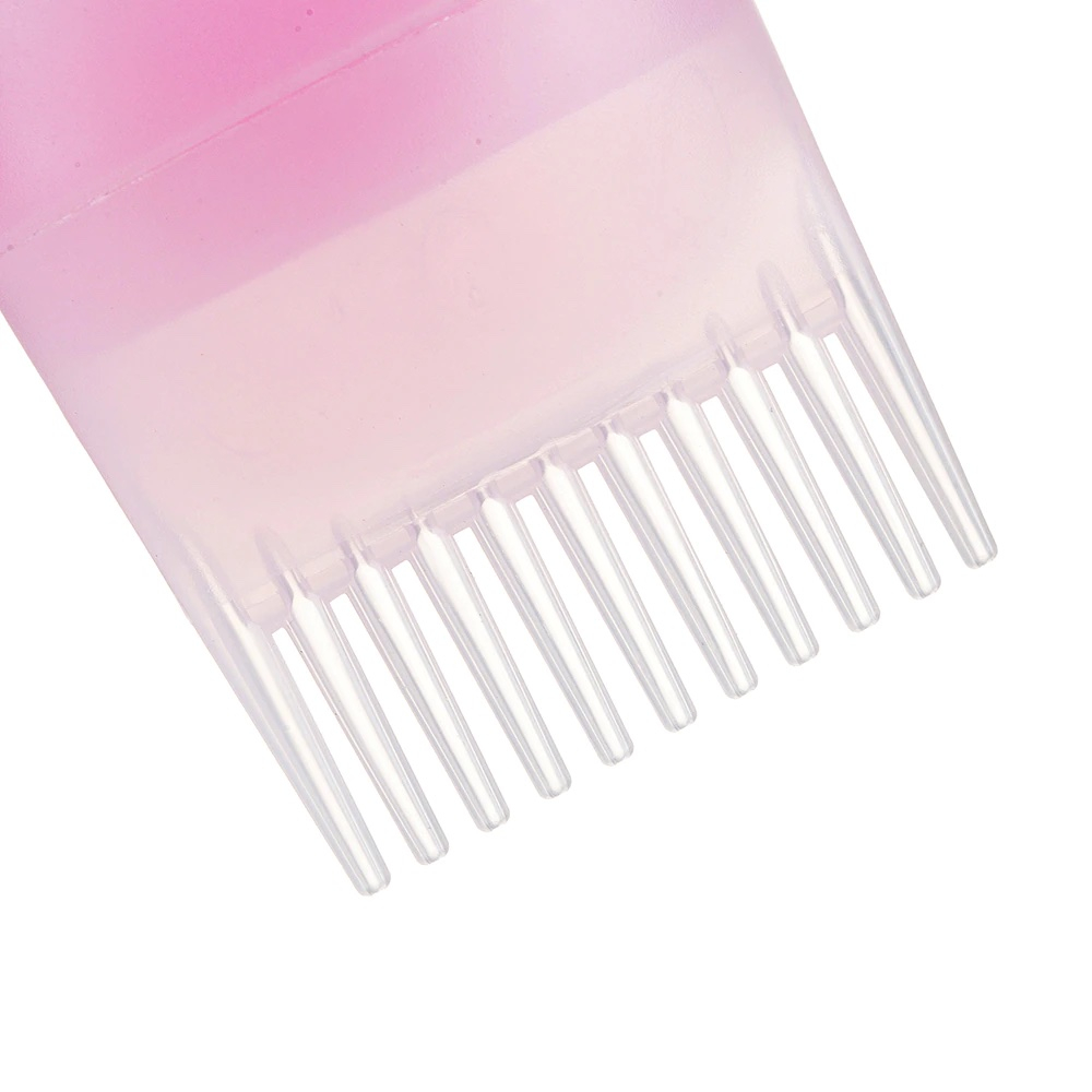 (120ml) Befüllbare Haarfarbe Flasche mit Kamm Applikator - Weiss