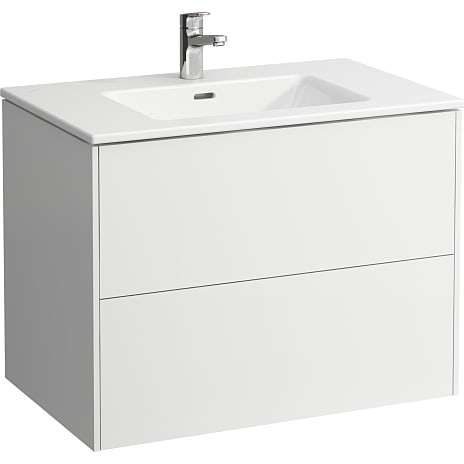 Laufen base møbelpakke 80 cm med Pro s slim håndvask - mat hvid