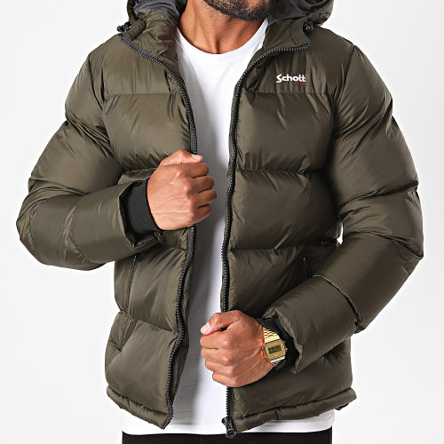 Doudoune Capuche Idaho Vert Kaki
