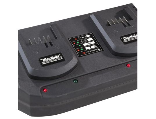 WESTFALIA - Chargeur de batterie Chargeur double 18v daslg