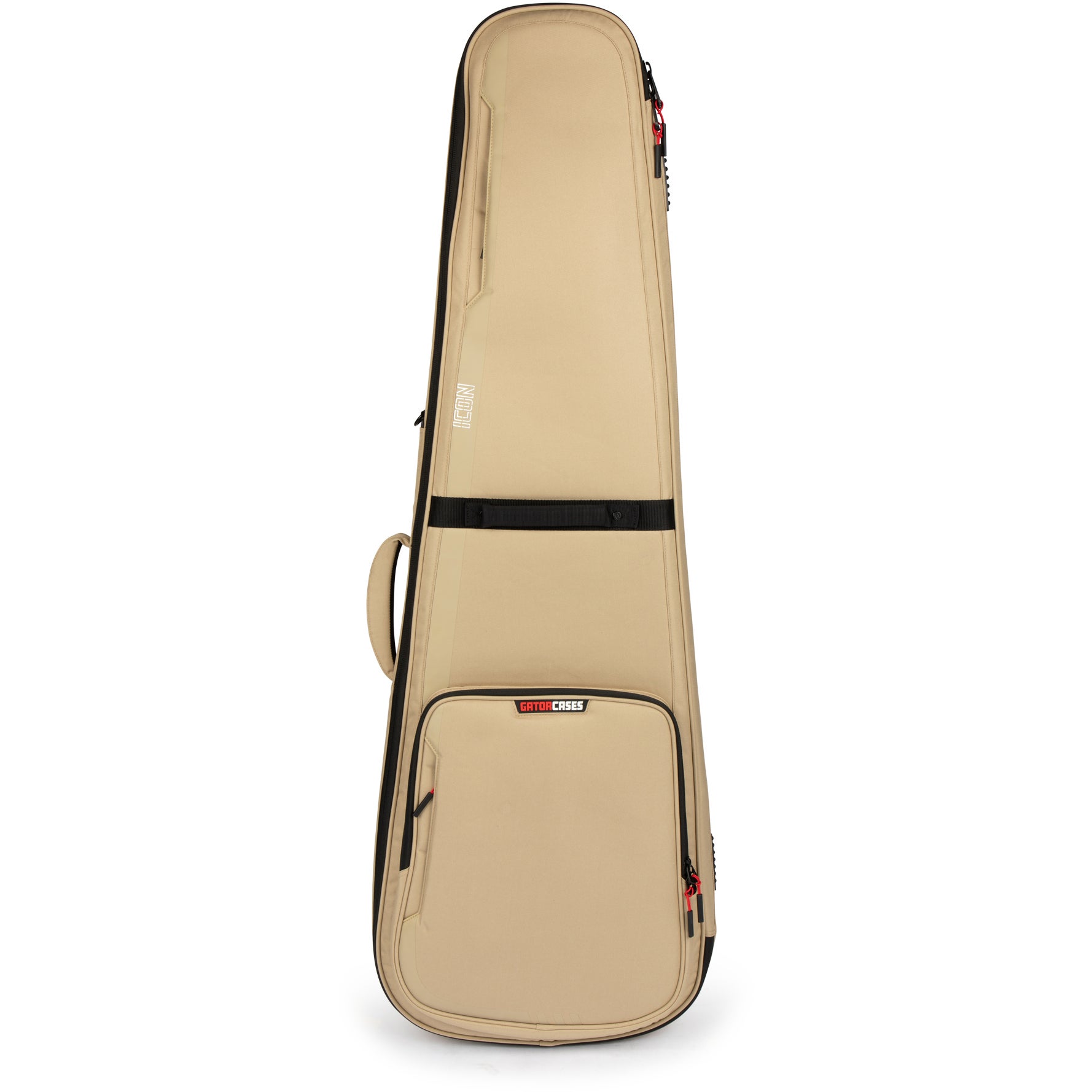 Gator Cases G-ICONBASS-KHK Icon serie softcase voor elektrische basgitaar - beige