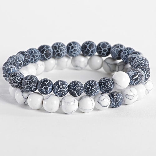 Bracelet Ran 18 Gris Blanc