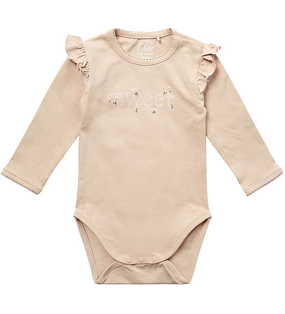 Petit by Sofie Schnoor Body L/æ - Nougat m. Print