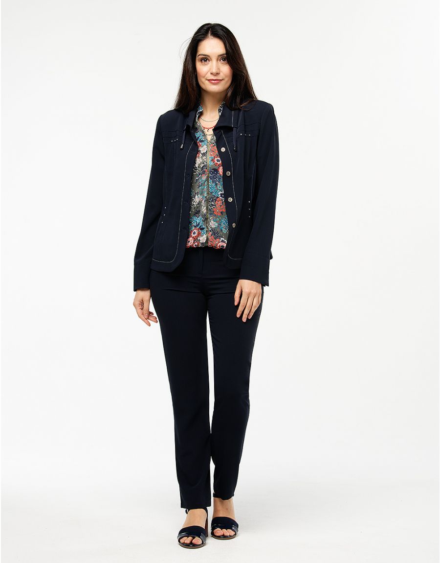 Pantalon droit marine