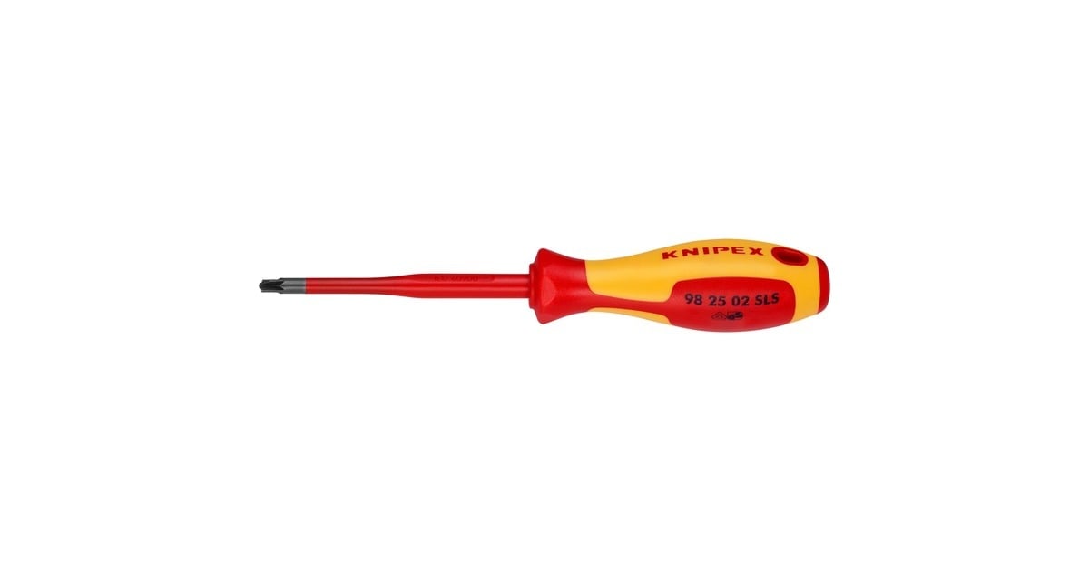 KNIPEXSchroevendraaier (Slim) Plus-Minus PZ2  (Rood/geel)