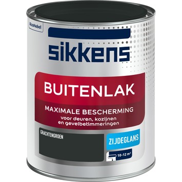 Sikkens buitenlak zijdeglans Grachtengroen 750 ml