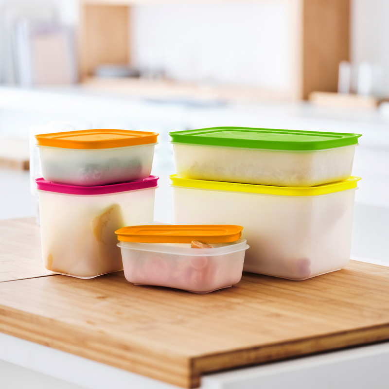 Mittleres Eiskristall-Set (5) Das Gefrierbehälter-Set für mehr Ordnung im Tiefkühlschrank