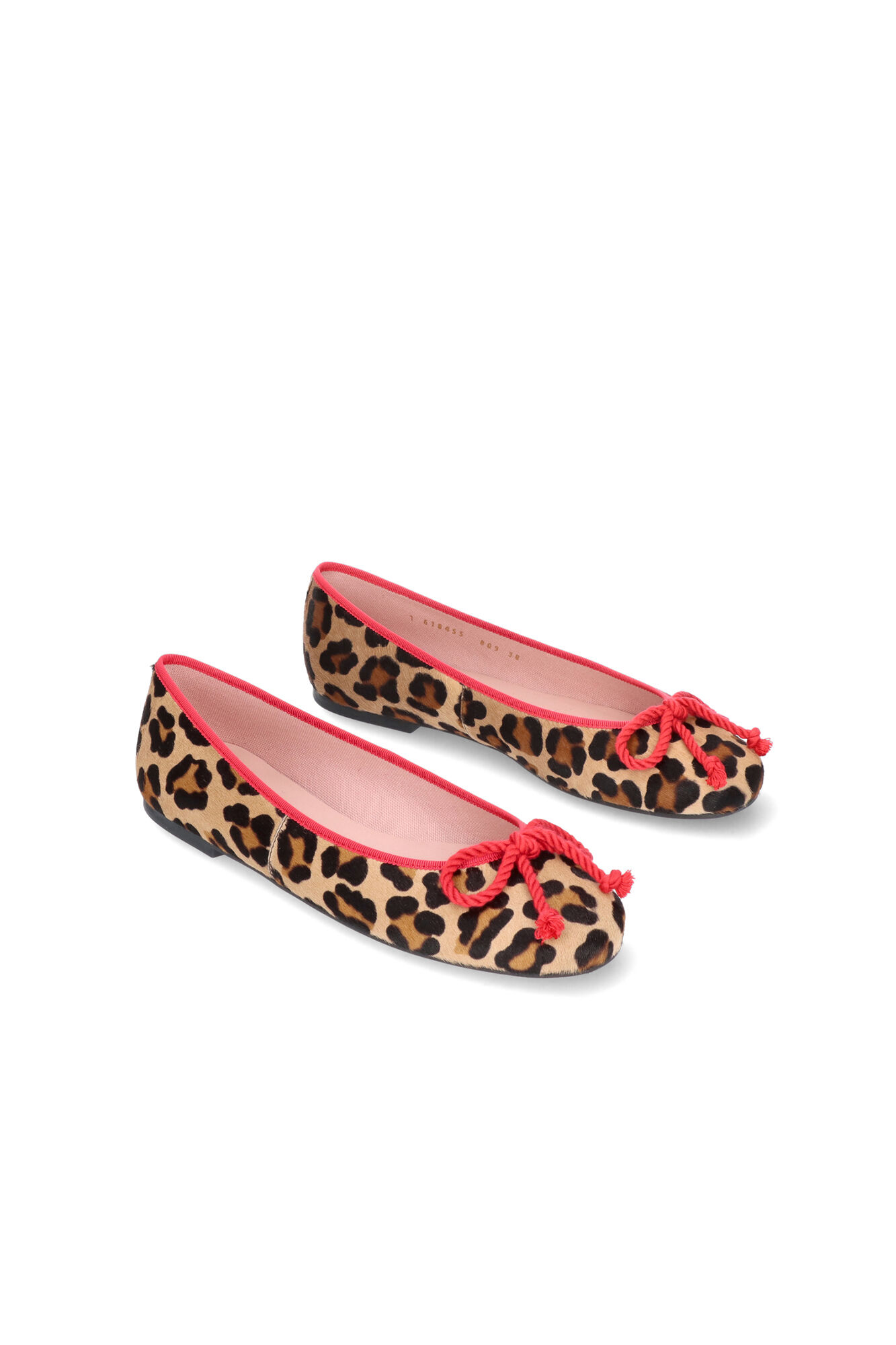 Bailarina Rosario Animal print - Preto