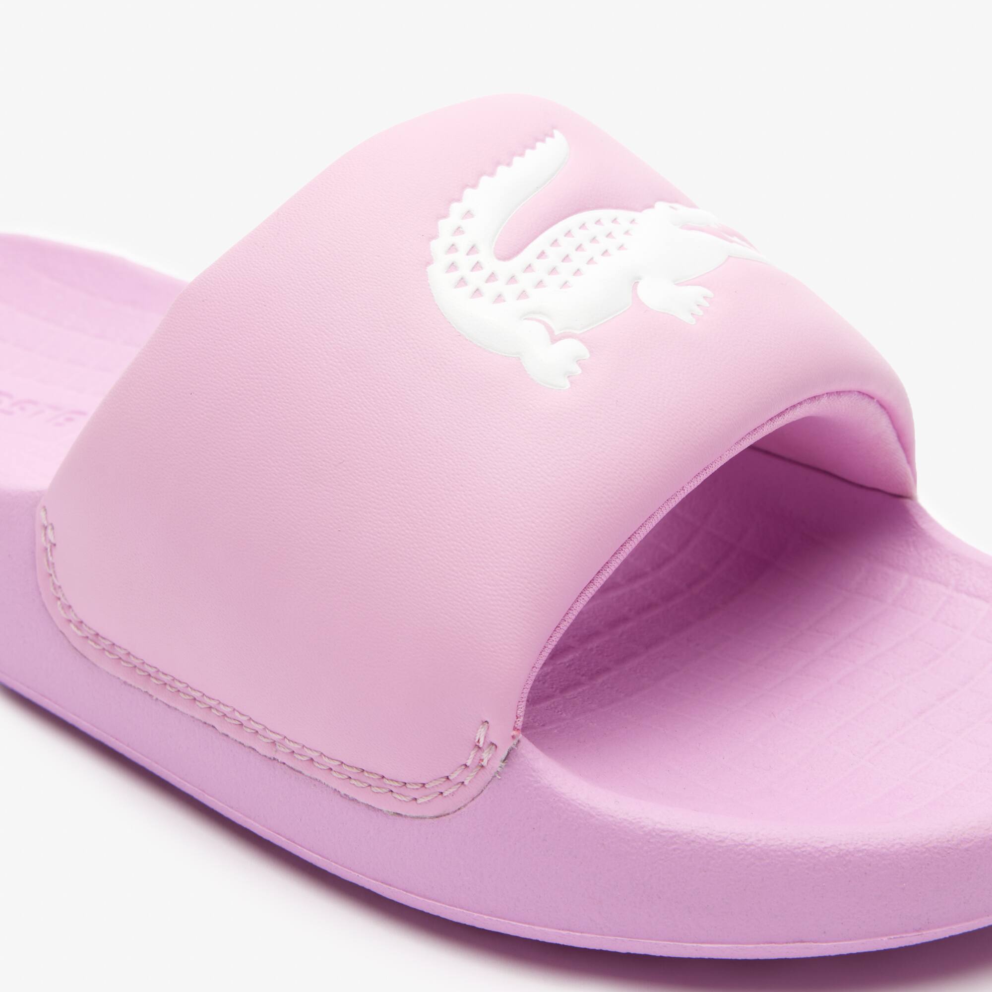 Claquettes Lacoste junior Claquettes & Sandales - Rose - Lacoste - Enfant