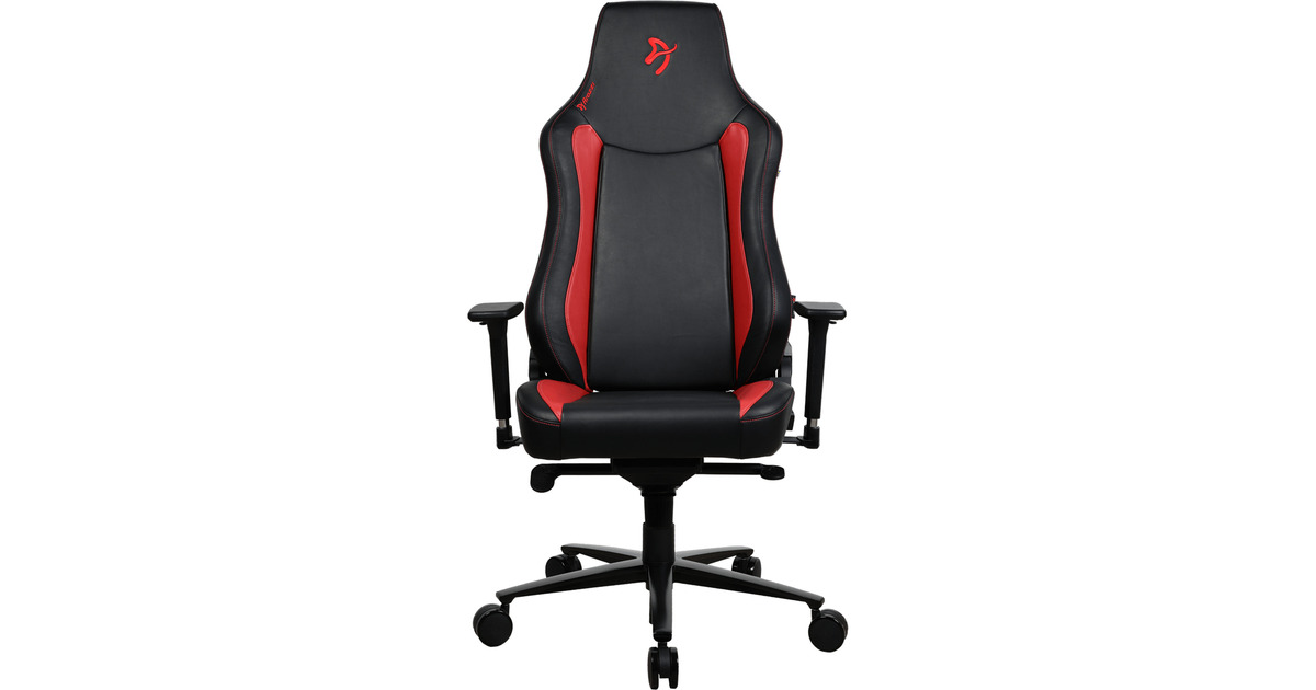 ArozziVernazza SoftPU - Black/Red gamestoel  (Zwart/rood)