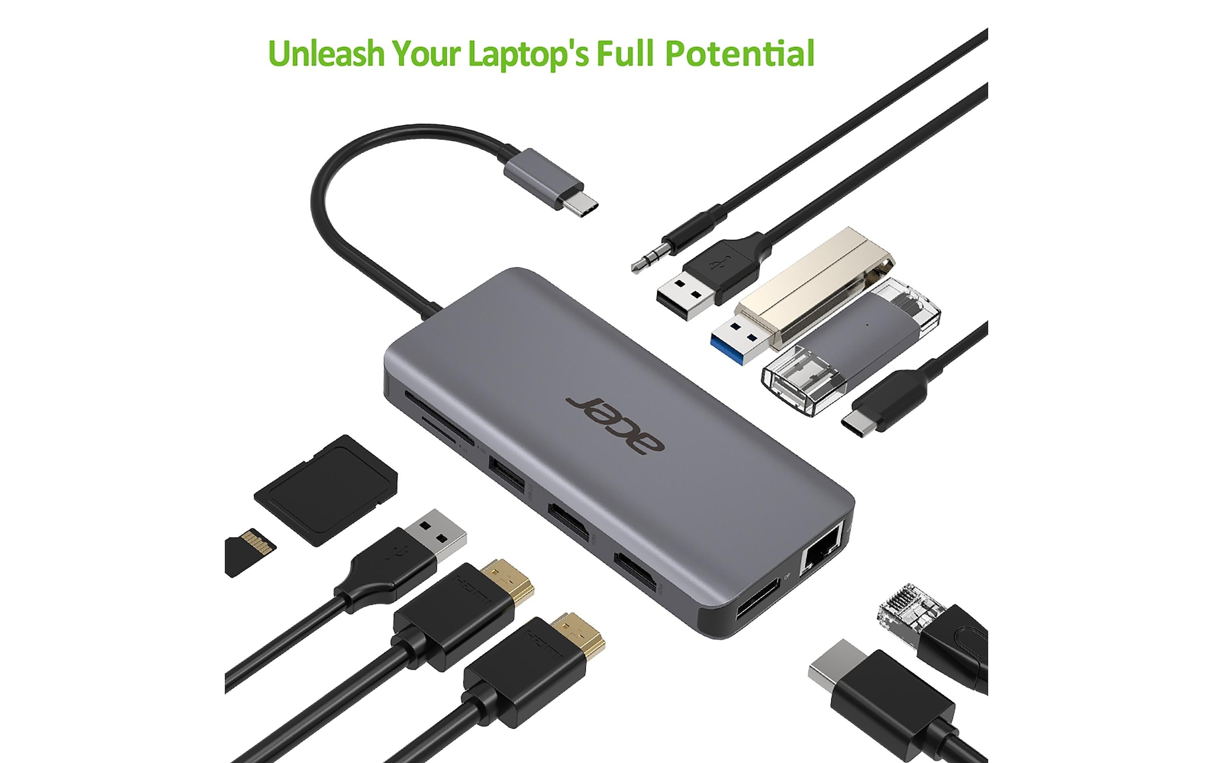 Acer Laptop-Dockingstation »USB Type-C, 12-in-1«