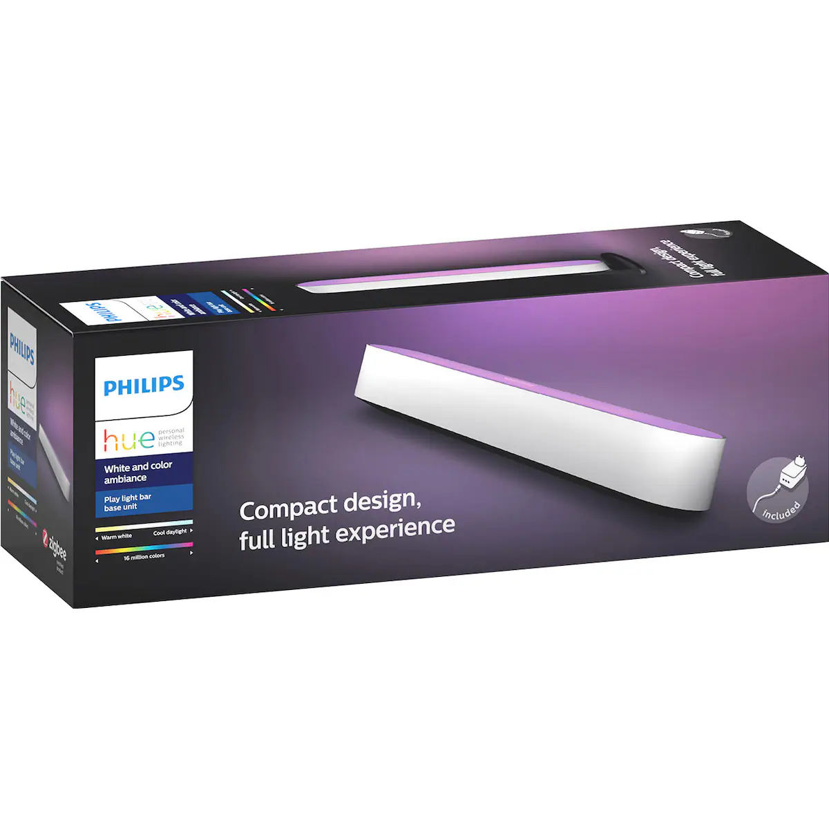 Philips Hue Play lysbar enkeltpakke (hvit)