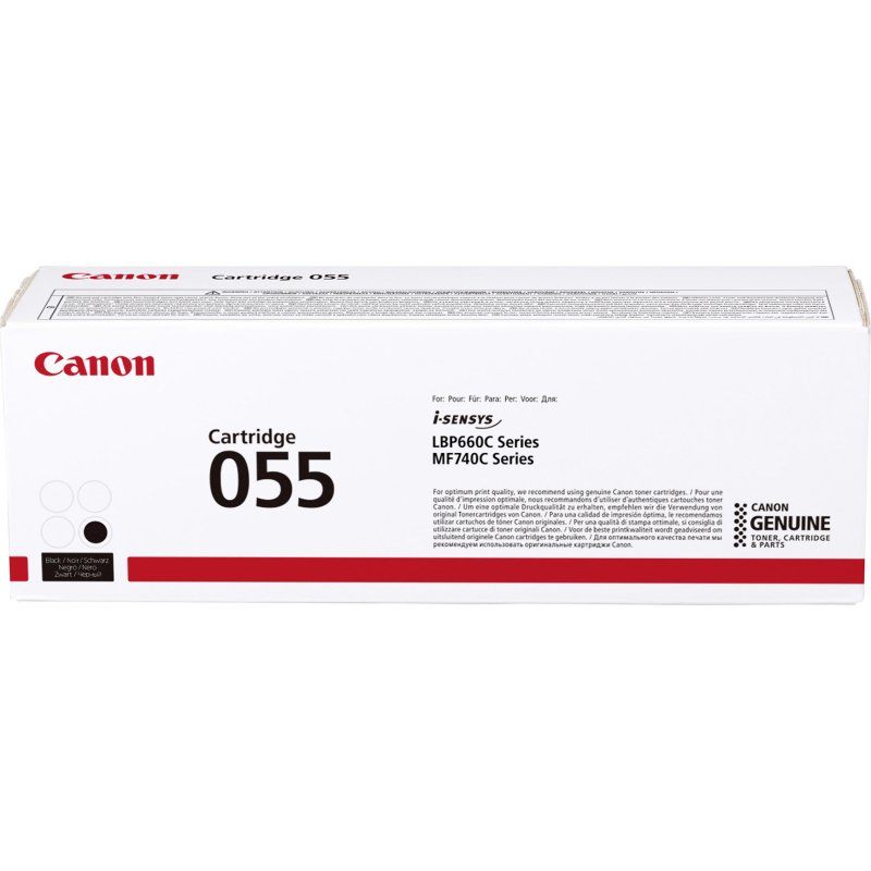 Toner Canon 055 noir pour imprimante laser