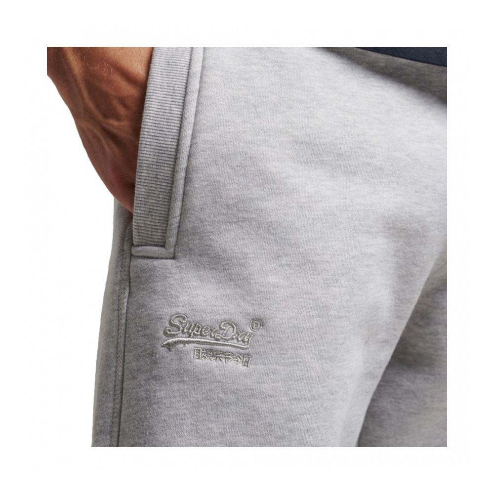 Superdry VINTAGE LOGO EMB - Jogging Homme glacier grey marl