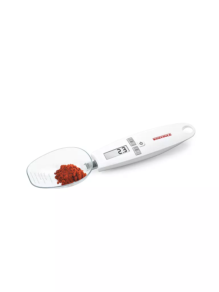 SÖHNLE Digitale Küchenwaage - Löffelwaage COOKING STAR 500g Weiss weiss