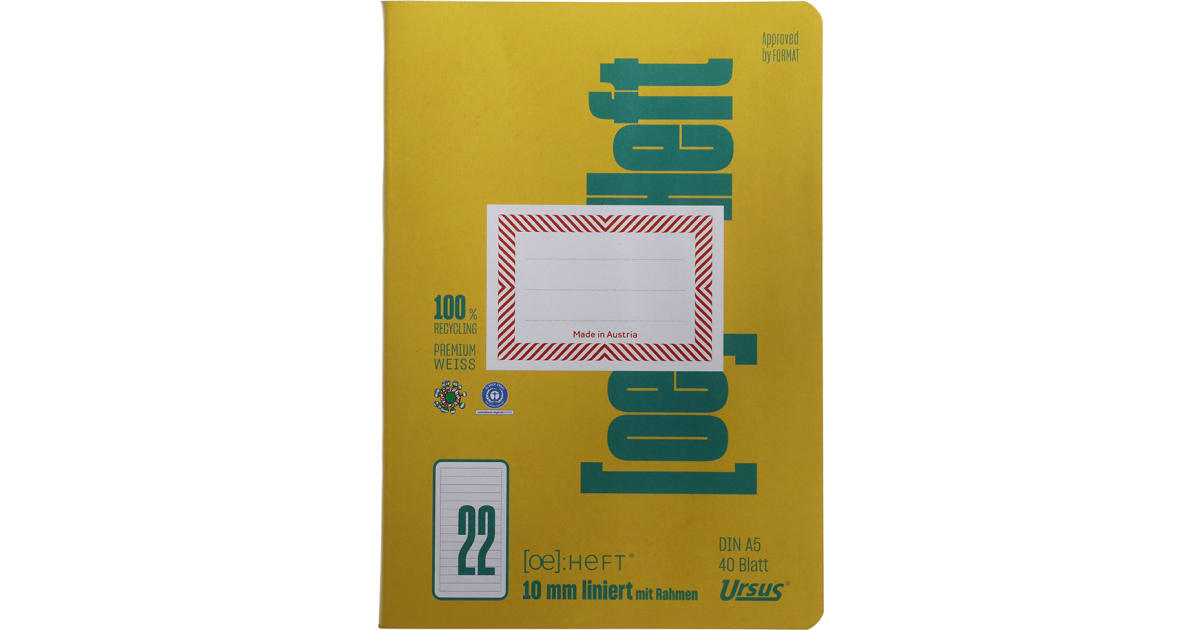 Heft Liniert A5 Nr. 2 40 Blatt