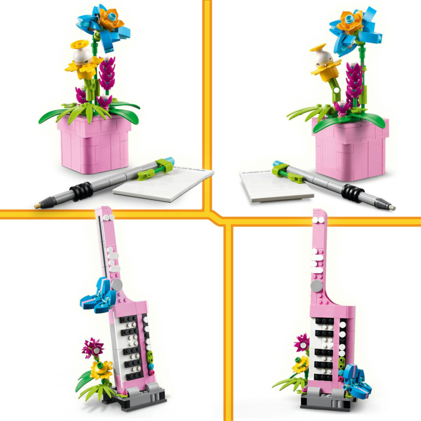 LEGO® Creator 31169 3in1 Schreibmaschine mit Blumen ab 8 Jahren
