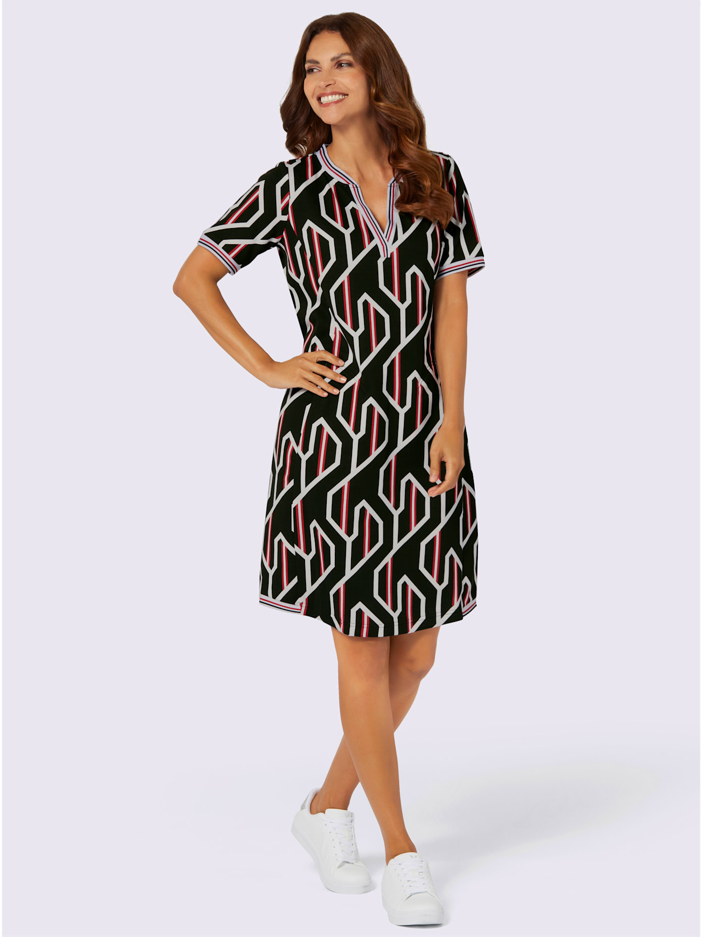 Robe en jersey coupe affinante