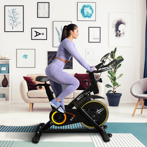 Bicicleta ergométrica Keboo Série 900 com volante de 18 kg