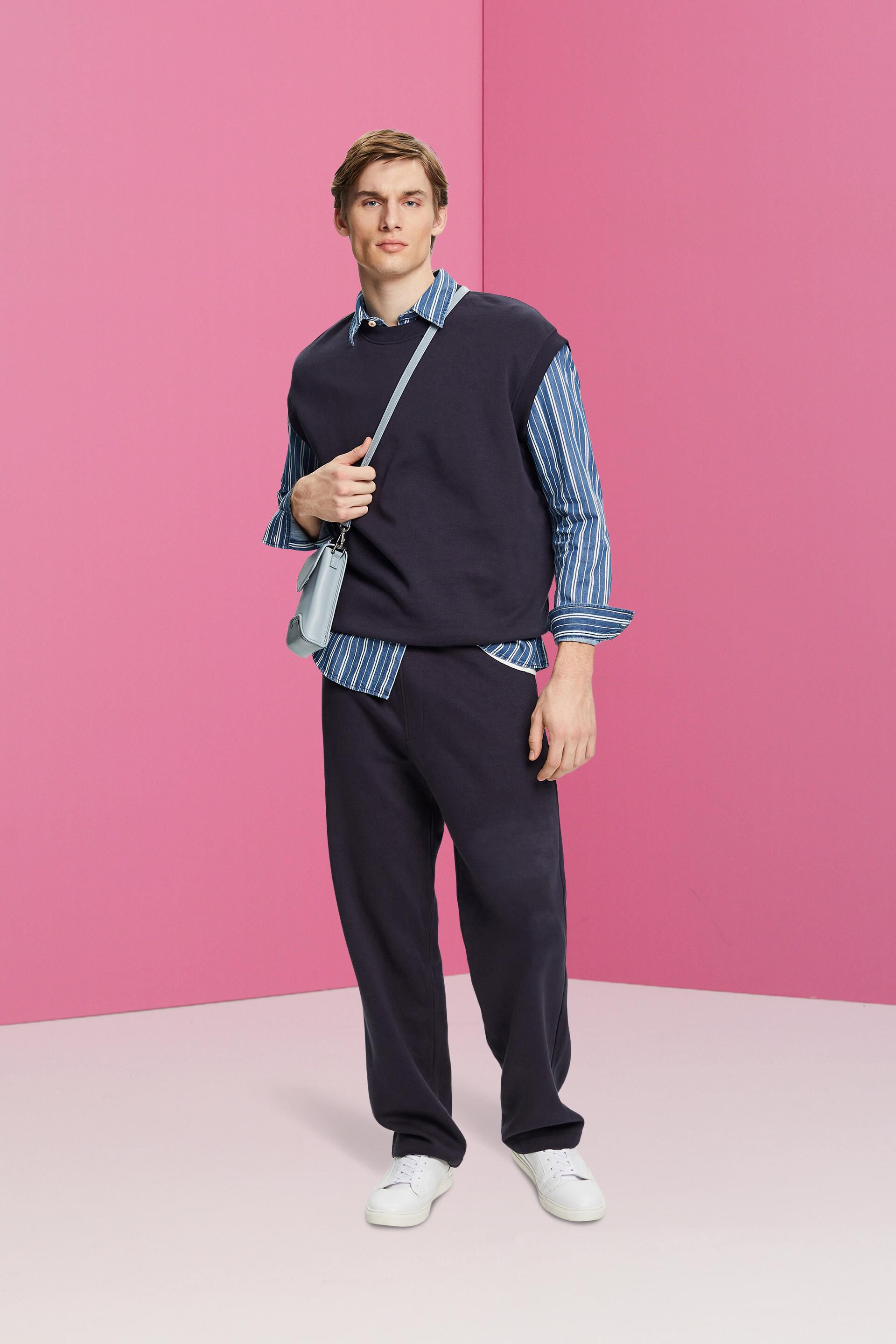 Chemise en jean de coupe Slim Fit à rayures