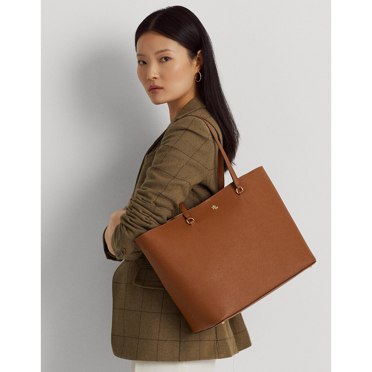 LAUREN RALPH LAUREN<br>Bolsa de couro KARLY