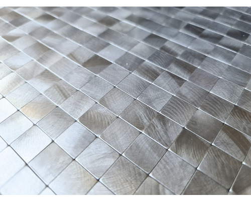 Zelfklevende metaalmozaïek SAM 4MM15 aluminium 30x30 cm