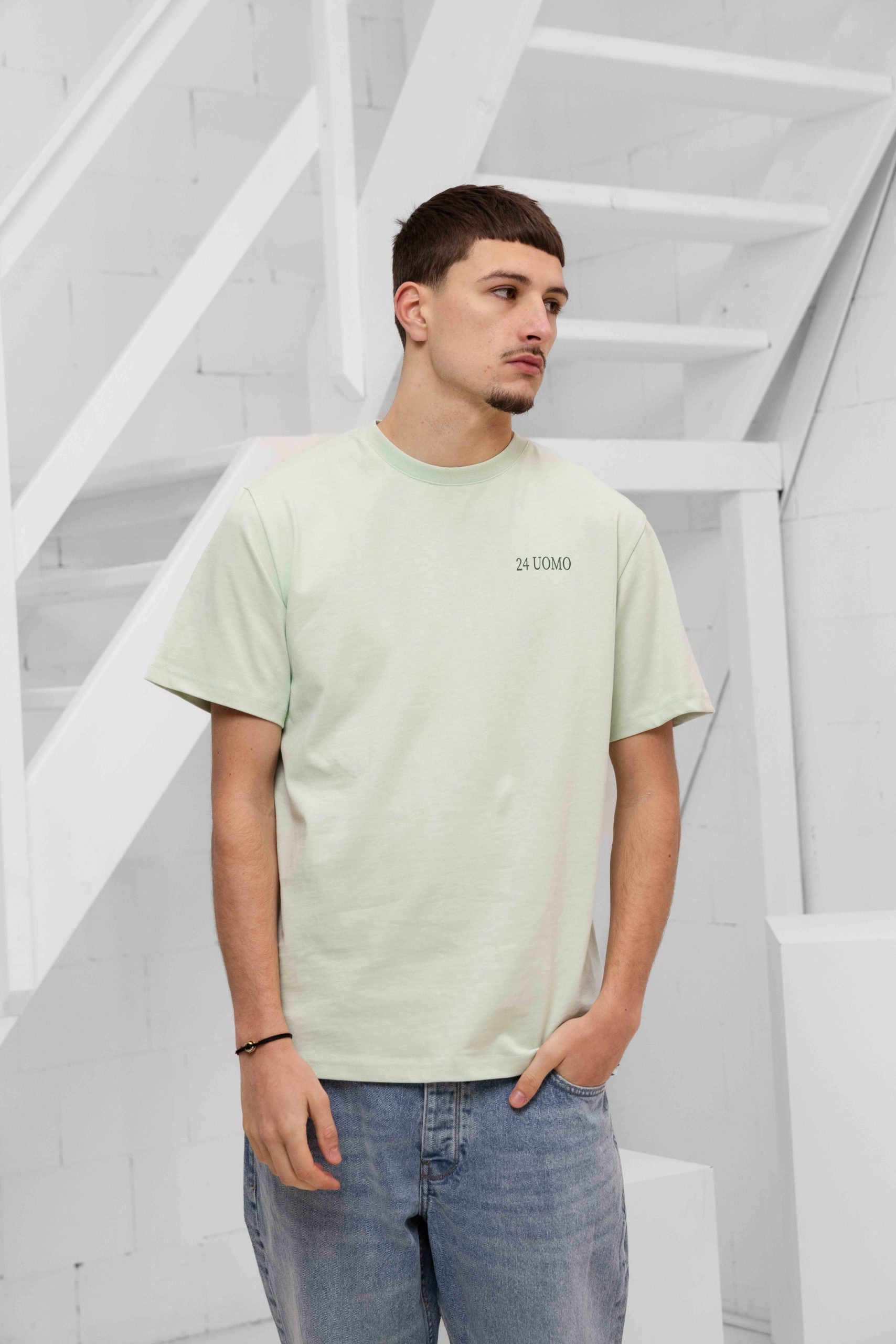 24 Uomo Heat Wave T-Shirt Heren Groen