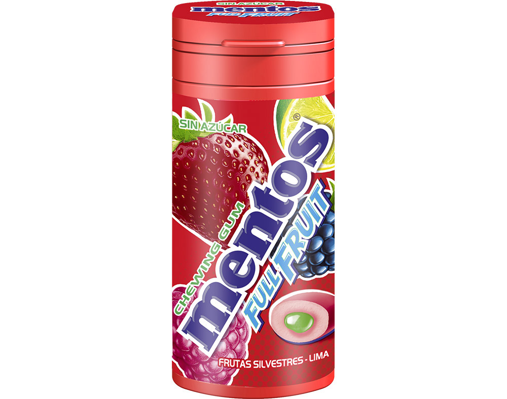 PASTILHAS MENTOS ELÁSTICAS FRUTOS SILVESTRES E LIMA 30G