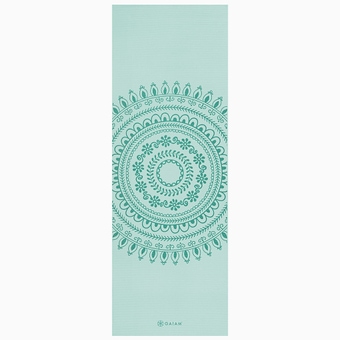 Gaiam 6 mm Marrakesh Yogamatte Hell Türkis