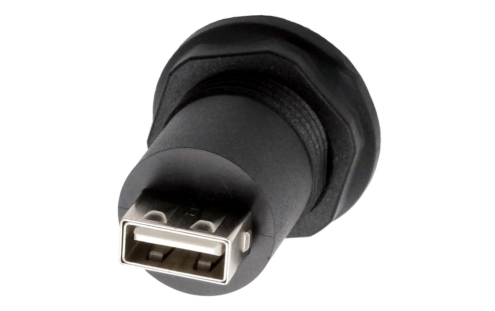 USB 2.0 Adapter USB-A Buchse - USB-A BuchseEinbau-Adapter USB-A Buchse zu Buchse, USB 2.0