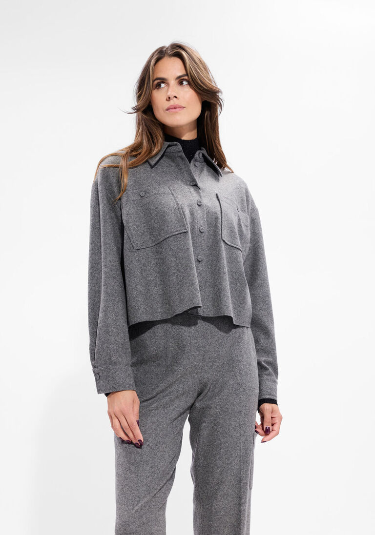 grijze luisa cerano blouses 228010/3309