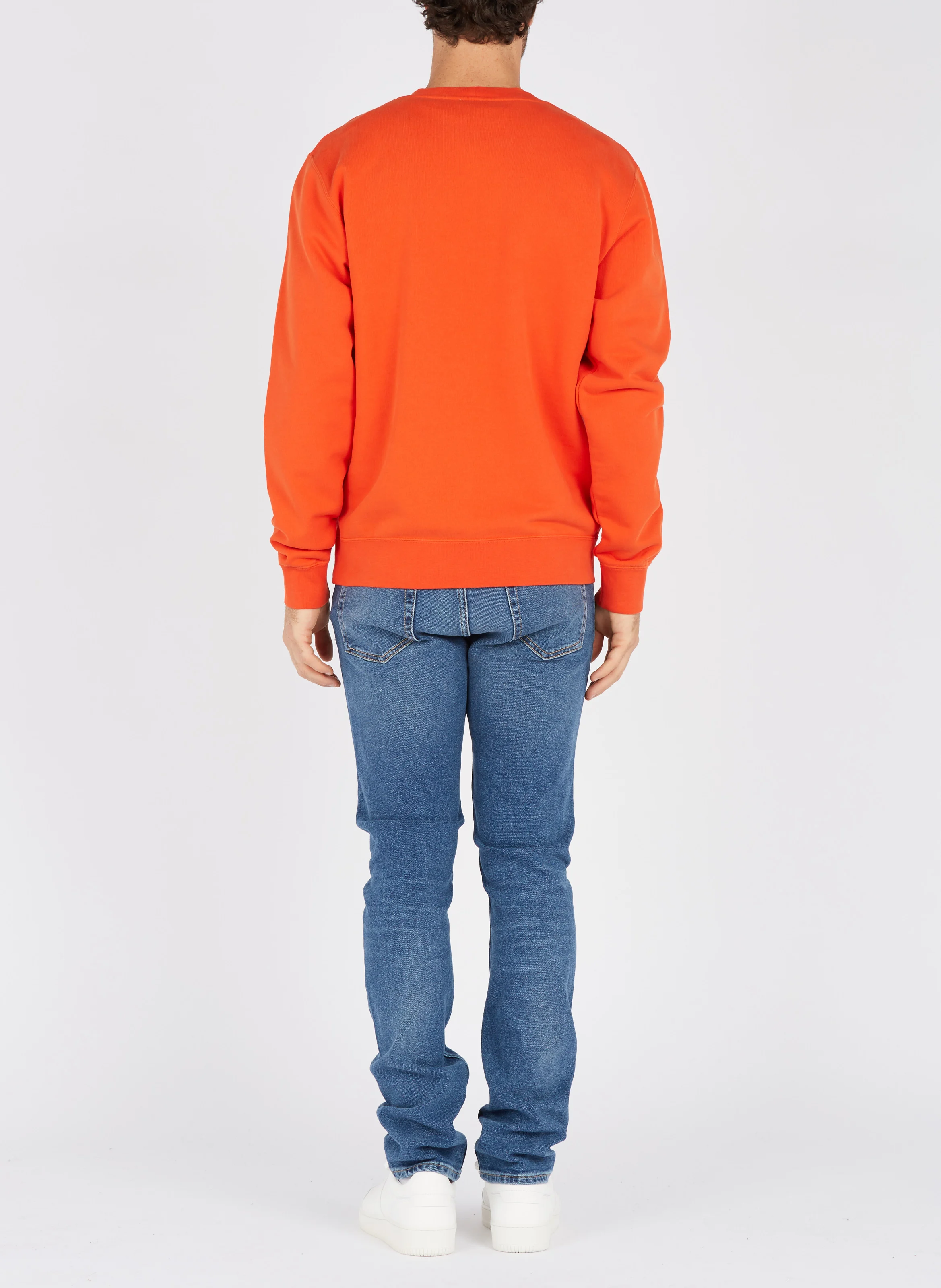 Jean slim taille normale en coton stretch | Bleu
