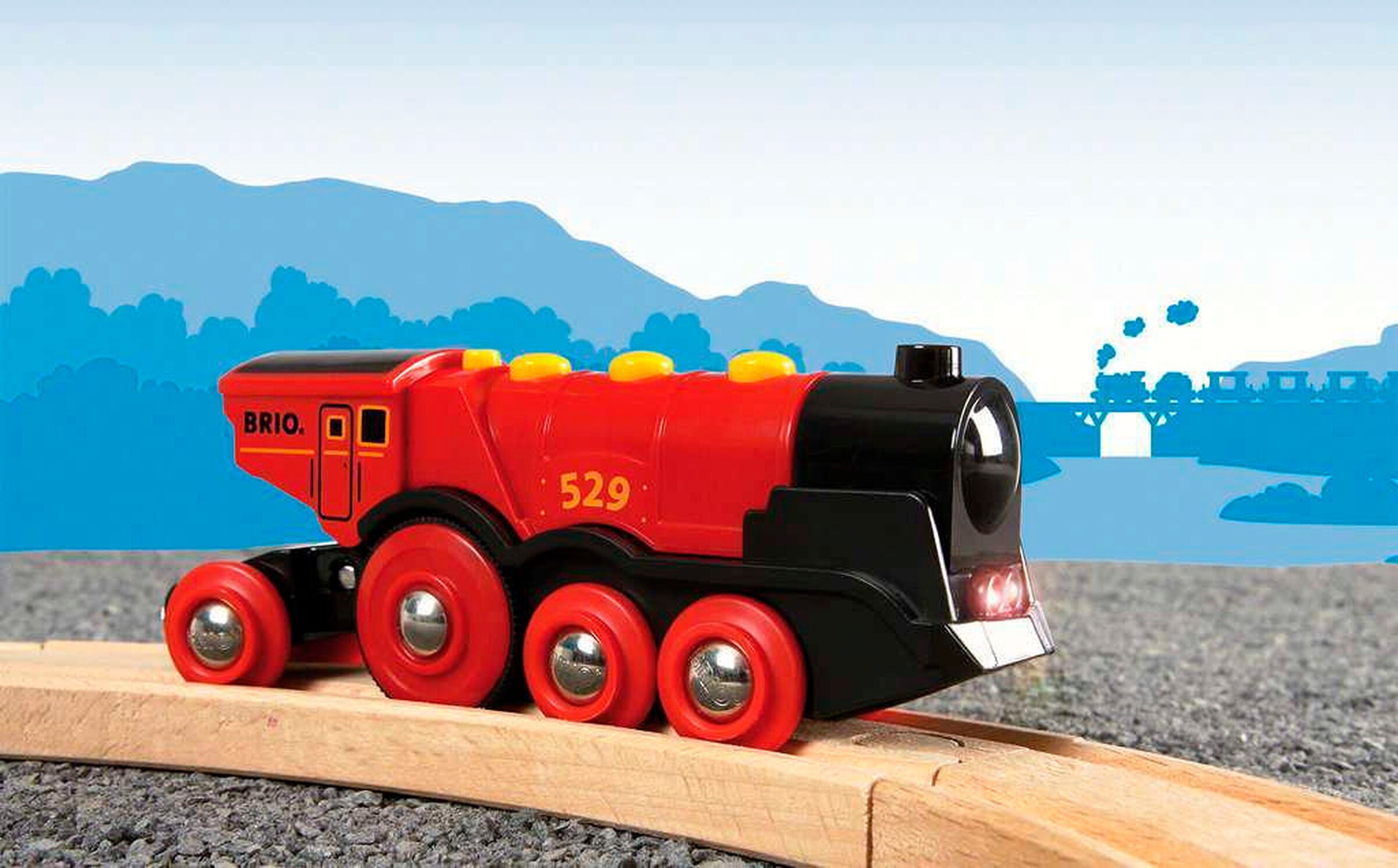 BRIO Rote Lola Batterielok