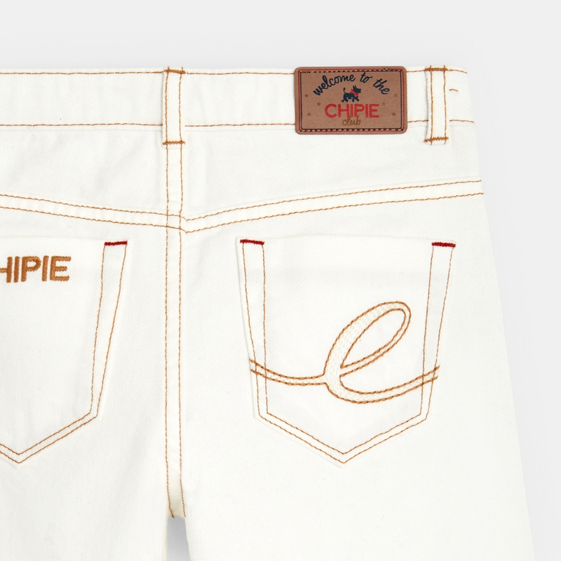Jean flare beige Chipie fille