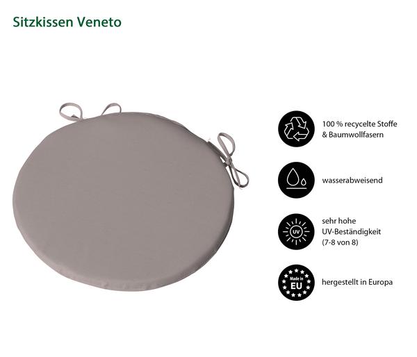 Dehner Sitzkissen Veneto, Ø40/H4 cm