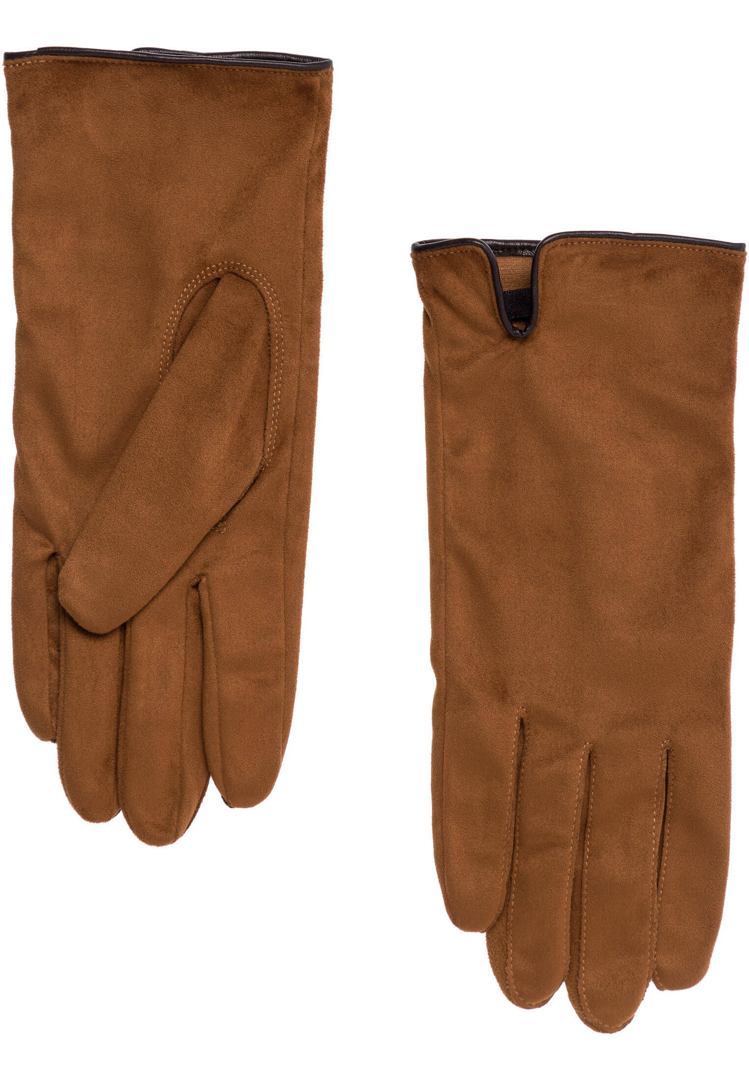 zero| Damen Handschuhe in Lederoptik