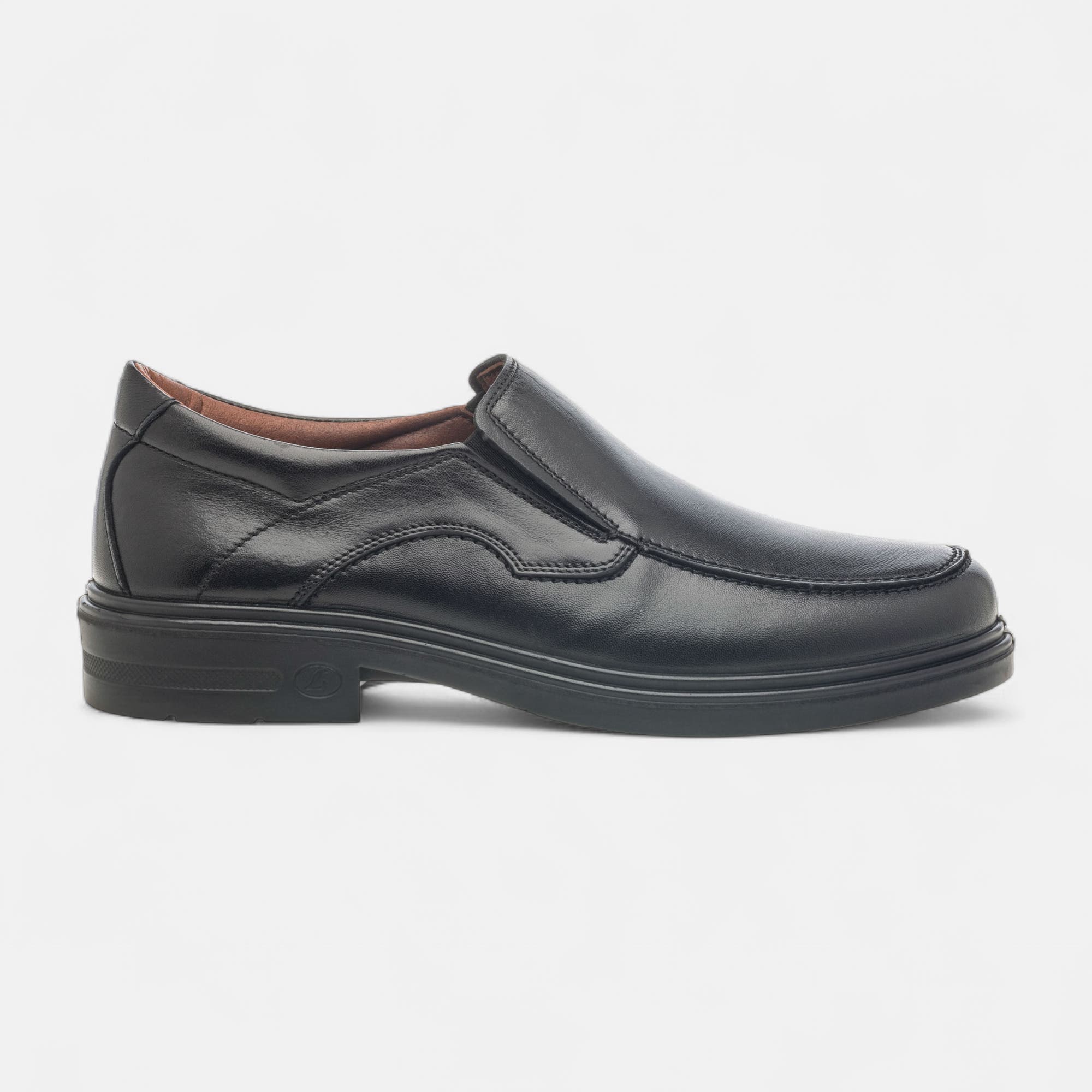 Mocassins Homme en cuir noir